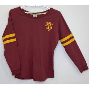 Harry Potter Spirit Jersey Womens Large Maroon Yellow "Gryffindor"‎ Box Lunch